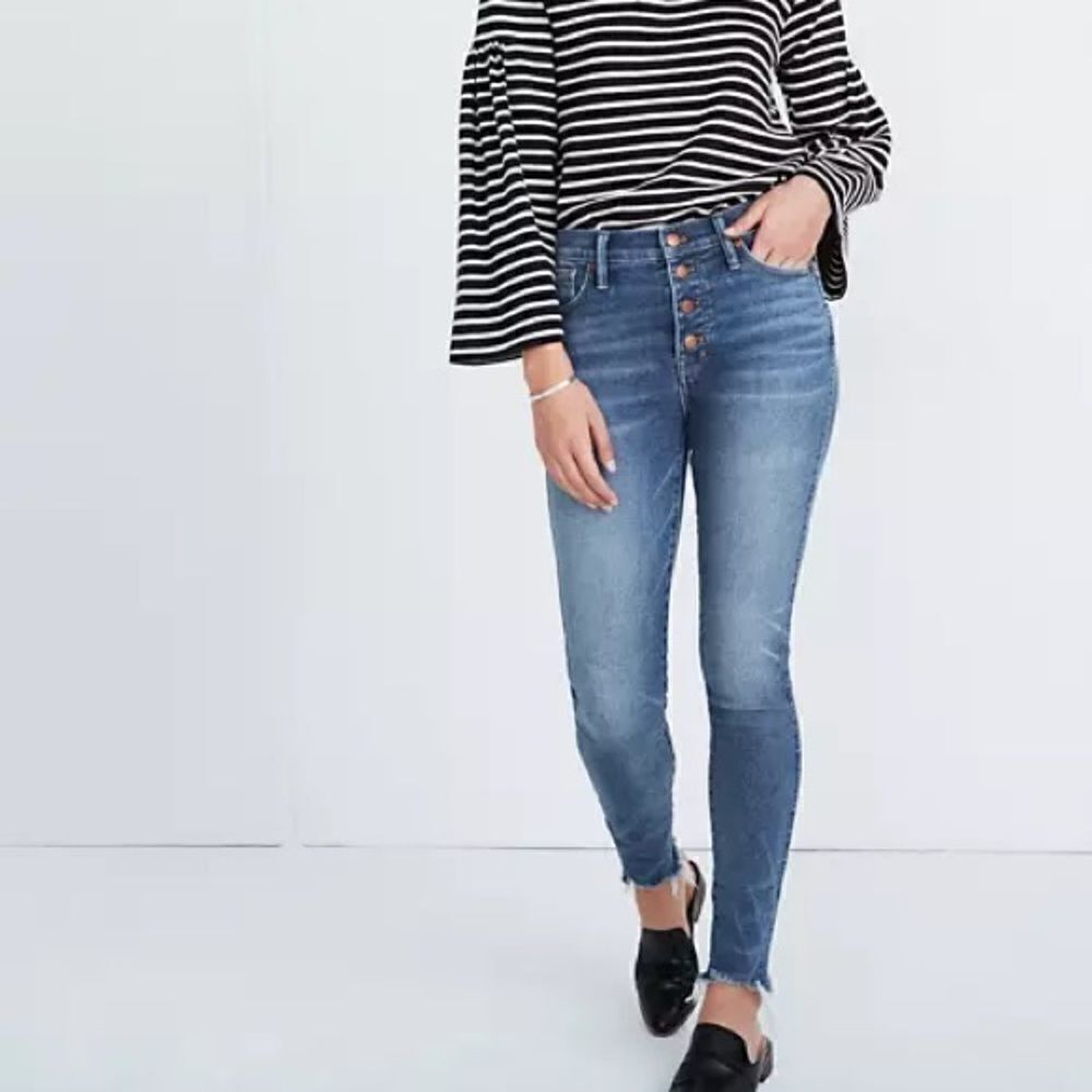 Madewell 10 inch High Rise Skinny Jeans